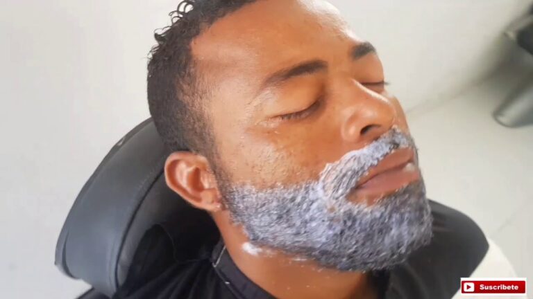 ¿Cómo teñir de blanco la barba?